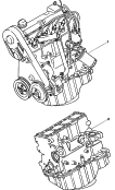 kompletni motor bez spojky
a alternatoru