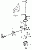 selector mechanism<br/>gearshift lever<br/>selector shaft