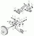 brake pedal<br/>bracket for pedal cluster