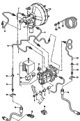 Hydraulikpumpe<br/>Bremsrohr<br/>Bremsschlauch<br/>fuer Fahrzeuge mit Anti-
blockiersystem           -ABS-