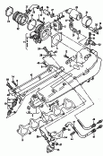 throttle valve adapter<br/>intake manifold<br/>fuel line