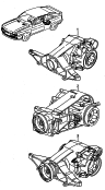rear axle differential with
differential lock