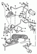 cold start valve<br/>pressure regulator<br/>fuel pipe