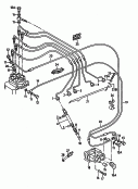 injection valve<br/>fuel pipe<br/>warm-up valve<br/>F 44-H-000 001>>