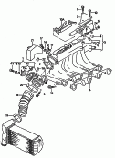throttle valve adapter<br/>intake connection<br/>temperature sensor