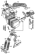 fuel metering valve<br/>air flow meter<br/>air filter