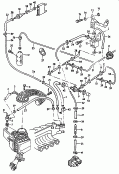 vacuum hoses with
connecting parts<br/>for pneumatic differential
lock