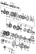 gears and shafts<br/>for manual gearbox