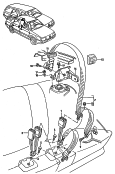 cinturon de seguridad<br/>cinturon de seguridad<br/>p. posibilidad asientos
adicionales en maletero<br/>vease ilustracion: