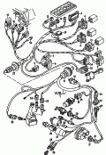 wiring harness: front right<br/>wiring harness: front right<br/>see illustration: