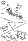 wiring harness for telephone<br/>battery