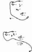 cables mando p.
velocimetro<br/>soporte