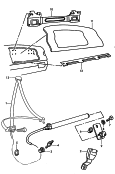Blendaj<br/>Hava yastıklı araçlar için<br/>Otomatik ve kemer gerdiricisi
olan üç noktalı emniyet kemeri