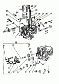 carburetor-single parts<br/>08.80 - 07.84<br/>for carburetor: