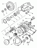 individual parts<br/>coolant pump