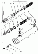 individual parts<br/>tandem brake master cylinder<br/>08.83 - 12.89<br/>08.84 - 12.89<br/>04.87 - 12.89