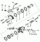 individual parts<br/>single-circuit disk brake<br/>08.76 - 12.89