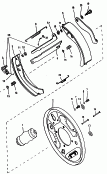individual parts<br/>for drum brakes