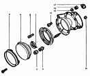 headlights<br/>08.76 - 07.81<br/>halogen headlights<br/>08.81 - 07.83<br/>further genuine parts for
     this assembly group/model
             see illustration: