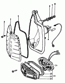 turn signal indicator<br/>08.83 - 12.89<br/>08.84 - 12.89<br/>further genuine parts for
     this assembly group/model
             see illustration: