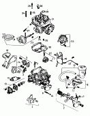 carburetor-single parts<br/>08.87 - 12.89