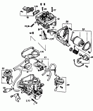 carburetor-single parts<br/>08.89 - 12.92