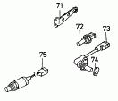 temperature sensor<br/>speed sensor<br/>lambda probe<br/>08.89 - 12.92<br/>further genuine parts for
     this assembly group/model
             see illustration: