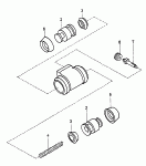 wheel brake cylinder<br/>individual parts<br/>01.93 -
