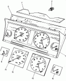 combi-instrument<br/>01.93 -<br/>further genuine parts for
     this assembly group/model
             see illustration: