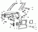 lining for pillars,
window ledges and
roof frame<br/>further genuine parts for
     this assembly group/model
             see illustration: