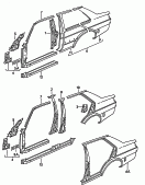 sectional parts for the
side section