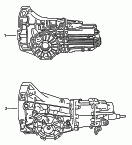 gearbox, complete<br/>5-speed manual transmission
