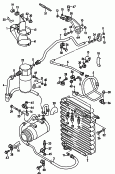 a/c condenser<br/>fluid container with
connecting parts<br/>for refrigerant:<br/>F             >> 8C-P-100 000
