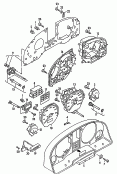 instrument housing and
mounting parts<br/>identification: >> >><br/>instrument housing