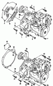 pieces de fixation p. moteur
et bv<br/>boite mecanique 5 vitesses