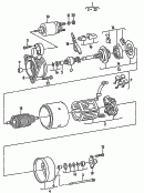 startmotor en onderdelen<br/>voor startmotor: