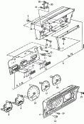 caja de instrumentos y
piezas montadas<br/>p. vehiculos con indicador
multifuncion<br/>F 50-M-000 001>> 50-N-035 000