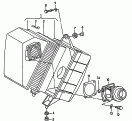 air filter with connecting
parts<br/>air mass meter