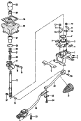 selector mechanism<br/>5-speed manual transmission
