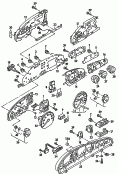 instrument housing and
mounting parts<br/>for vehicles with<br/>additional instruments