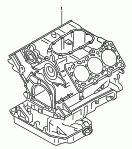 short engine with crankshaft,
pistons, oil pump and oil sump<br/>F             >> 8D-V-205 000<br>
