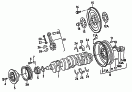 crankshaft<br/>conrod<br/>flywheel<br/>v-belt pulley