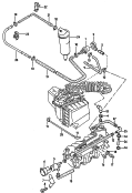 vacuum hoses with
connecting parts<br/>control valve