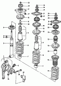 wheel bearing housing<br/>suspension<br/>shock absorbers