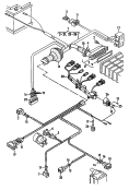 Leitungssatz fuer Transistor-
Zuendanlage<br/>Adapter-Leitungsstrang<br/>Einspritzventil<br/>Drosselklappensteller<br/>Drosselklappenpotentiometer<br/>F             >> 80-P-500 000