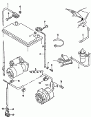 wiring set for battery
and 3-phase alternator<br/>earth line