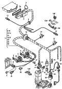 wiring harness for anti-lock
brakesystem             -abs-<br/>wiring harness for 4-speed
automatic gearbox and anti-
lock brake system        -abs-<br/>see illustration: