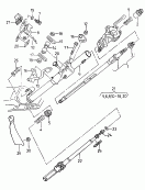 steering tube<br/>steering column tube<br/>for mechanical height-
adjustable steering column