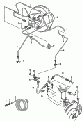 brake pipe<br/>brake hose<br/>F 8B-L-003 001>><br><br/>for models with anti-lock
brake system             -abs-<br/>see illustration: