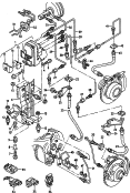 hydraulic pump<br/>brake pipe<br/>brake hose<br/>F             >> 4D-V-011 800<br>